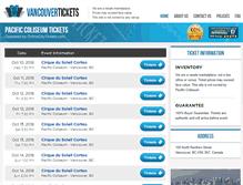 Tablet Screenshot of coliseumvancouver.com